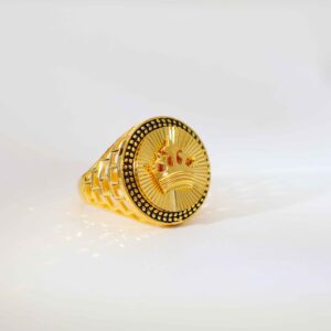 Regal Medusa Gents Gold Ring