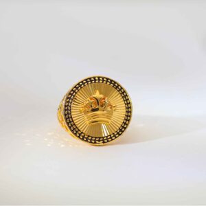 Regal Medusa Gents Gold Ring