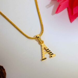 Classic A Cut Alphabet Ladies Pendent