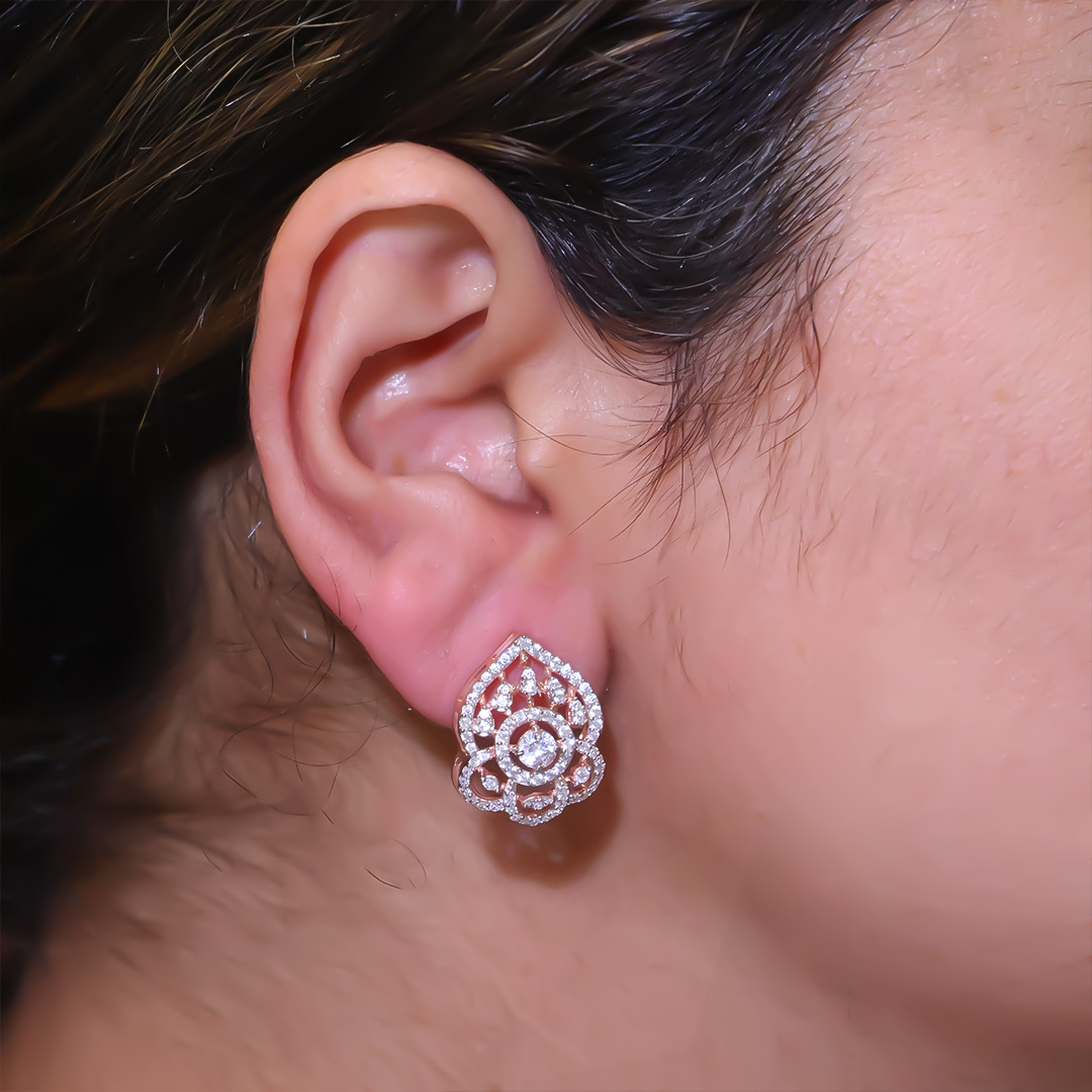 Rose Velvet Ruby Ladies Necklace Set - Image 13