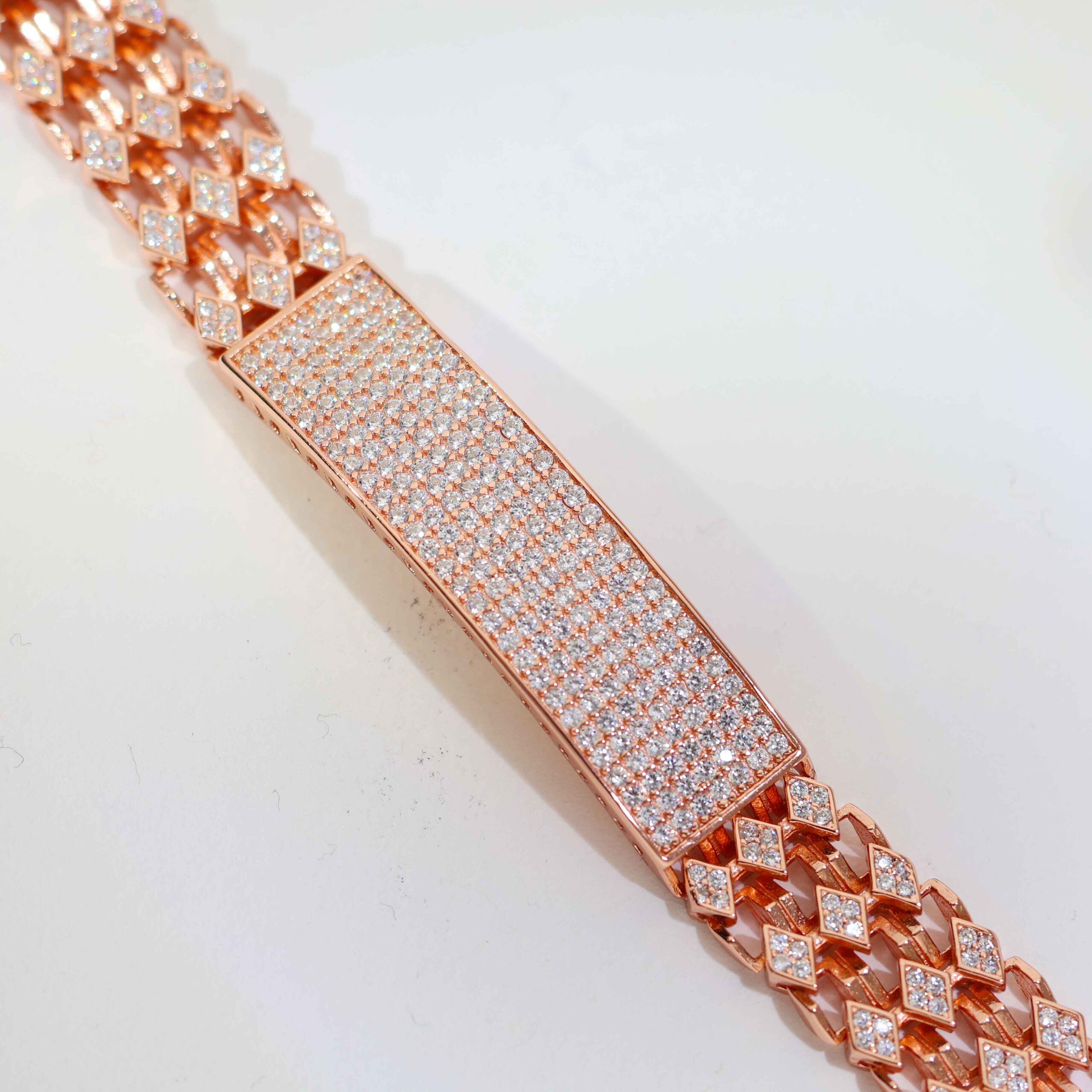 Classic Duo Bar Gents Bracelet - Image 3