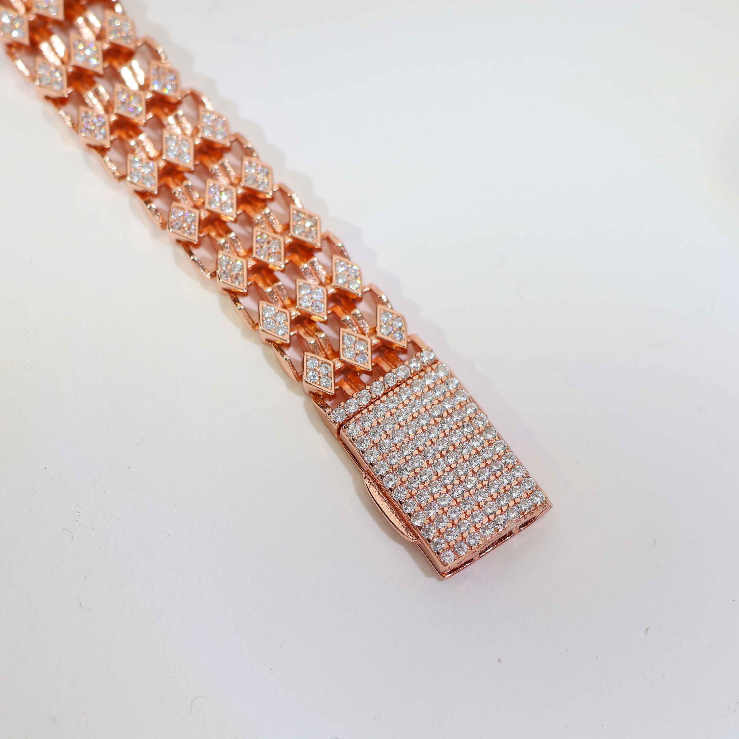 Classic Duo Bar Gents Bracelet - Image 4