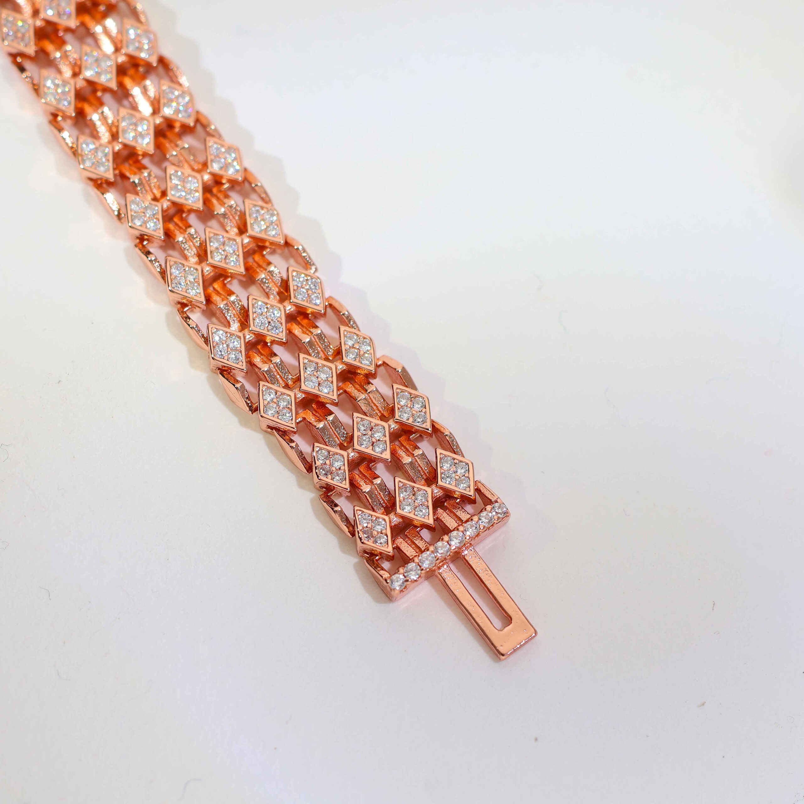 Classic Duo Bar Gents Bracelet - Image 5