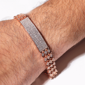 Classic Duo Bar Gents Bracelet