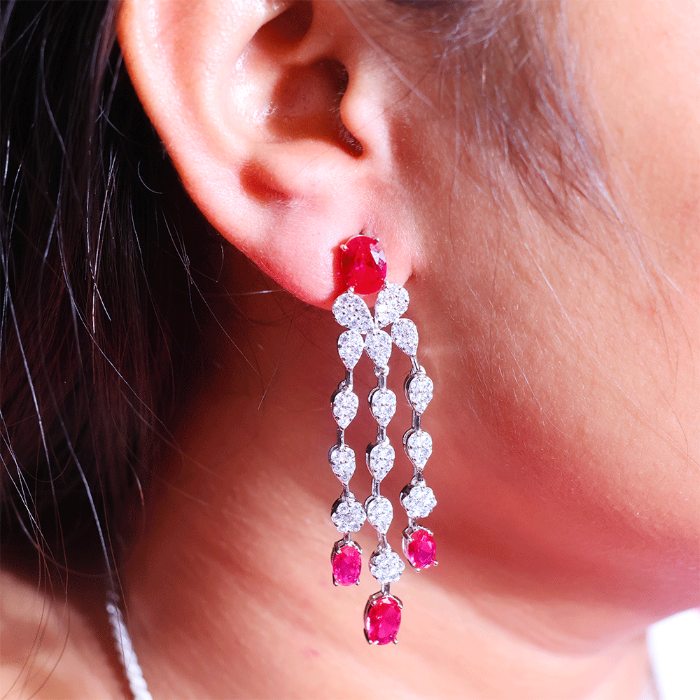 Eternal Gleam Drop Earrings - Image 9