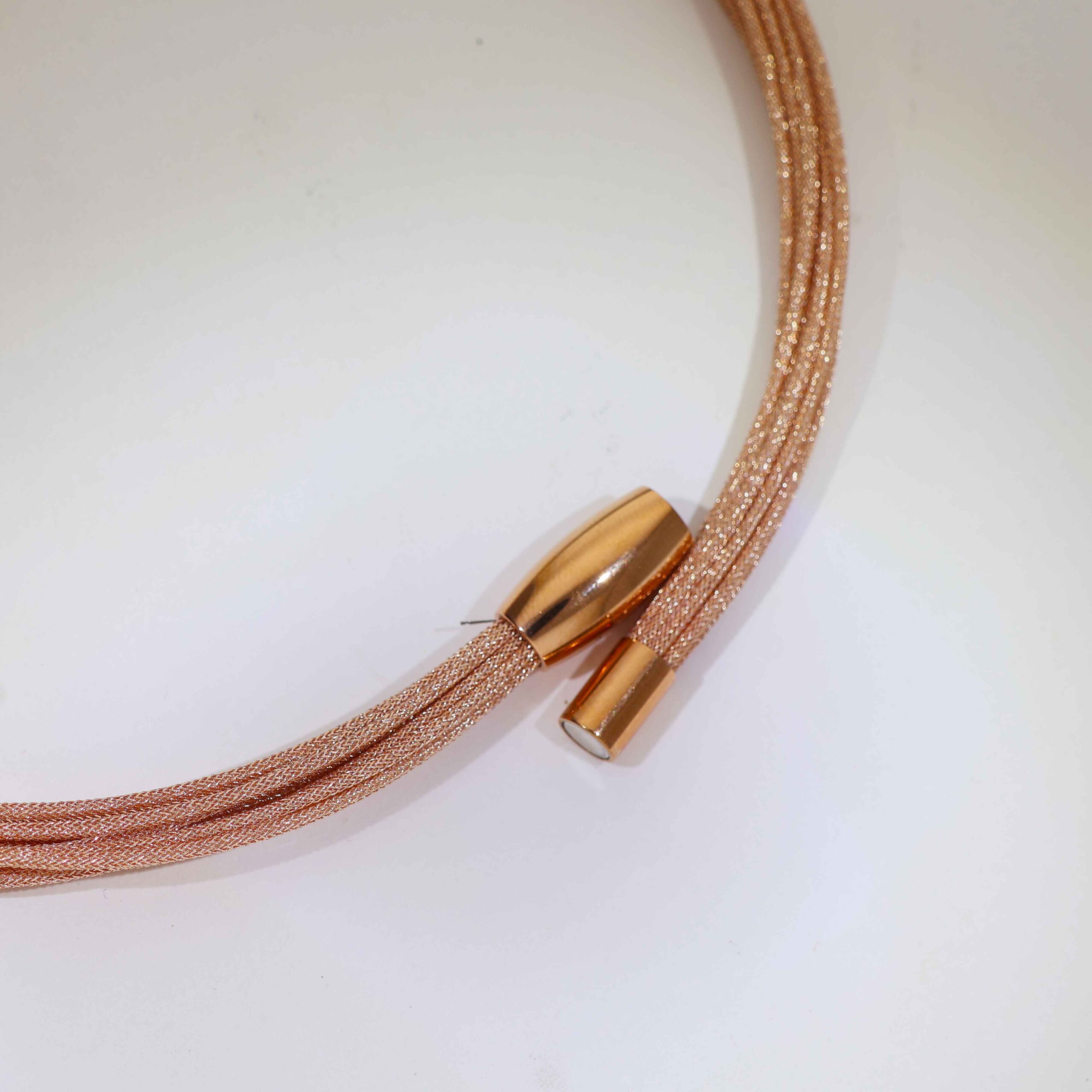 Rose Velvet Ruby Ladies Necklace Set - Image 6