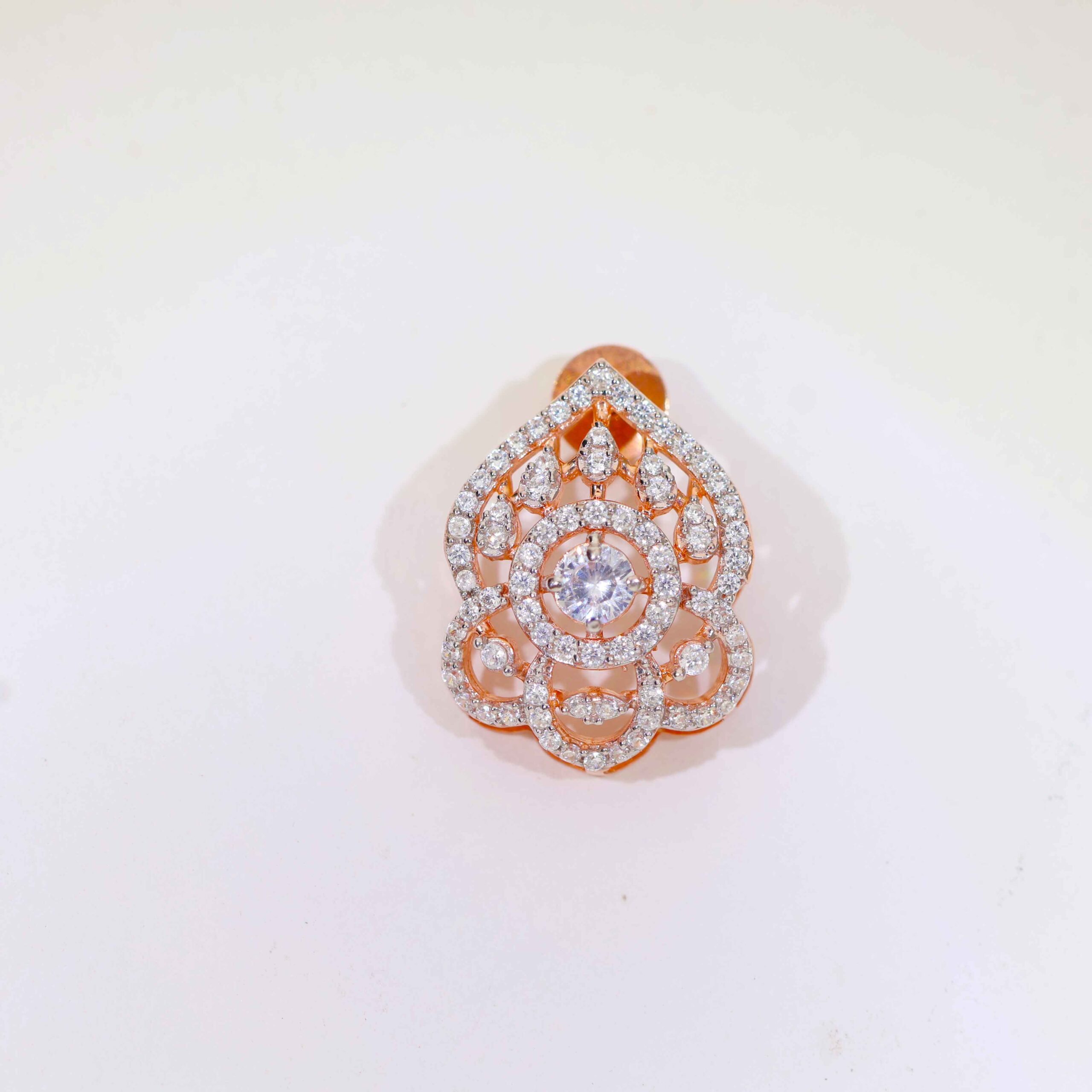 Rose Velvet Ruby Ladies Necklace Set - Image 12