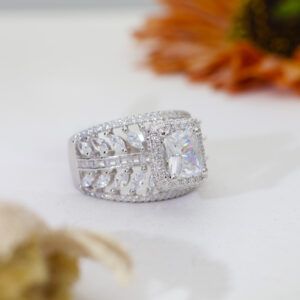Royal Bloom Halo Ladies Ring