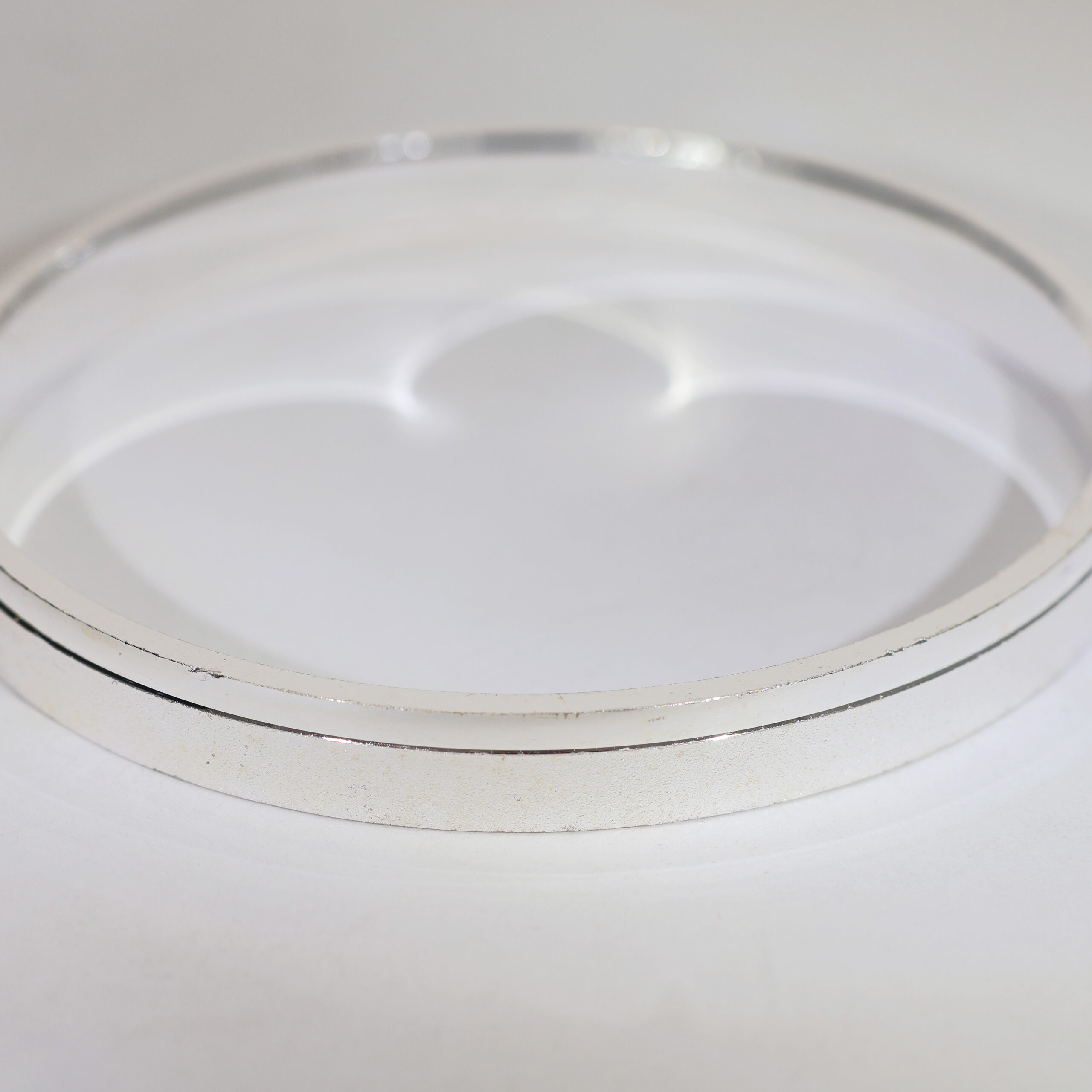 Classic Plain Silver Gents Kadha - Image 3