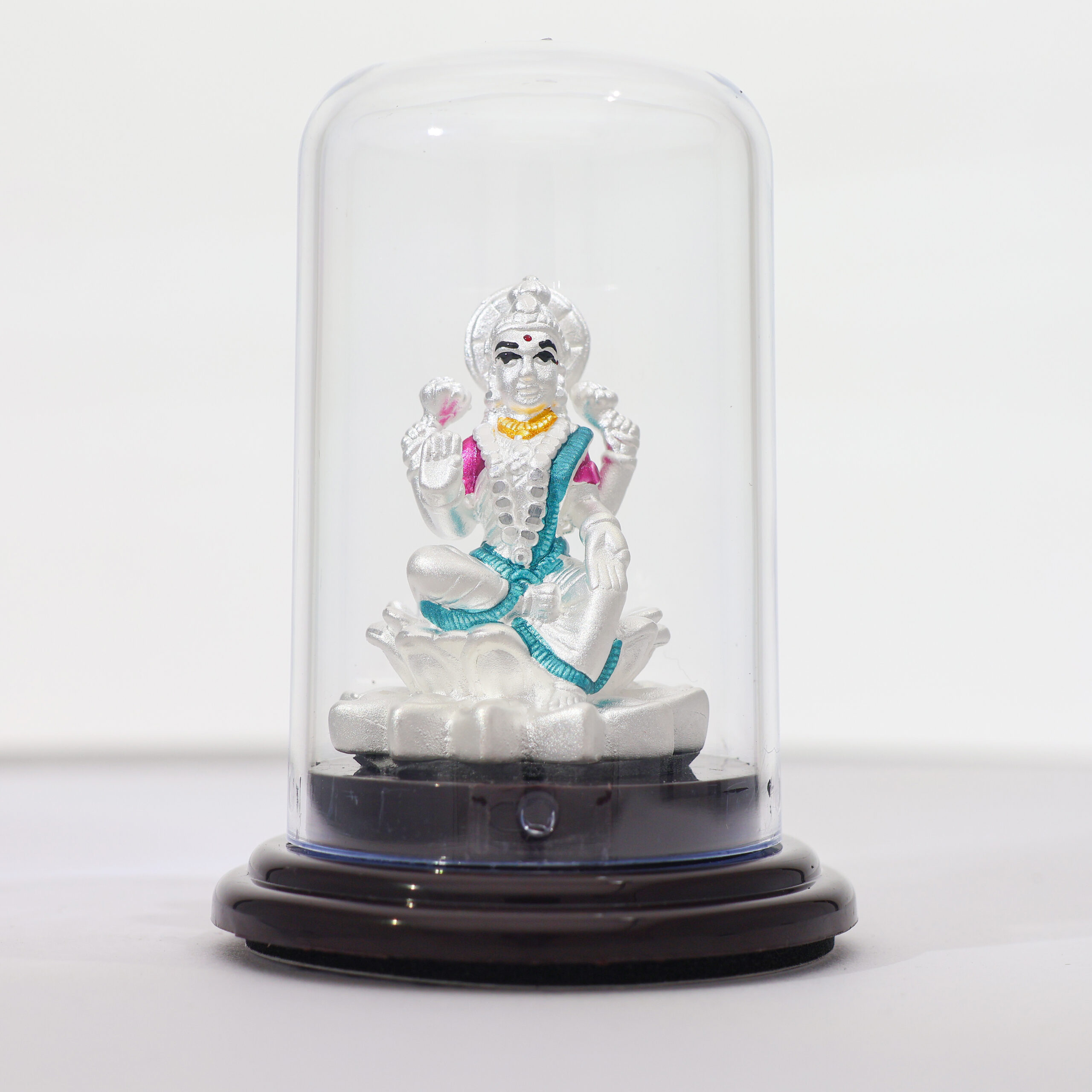 Blessing Silver Laxmi Murti For Gift - Image 2