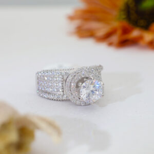 Luxe Round Aura Ladies Ring