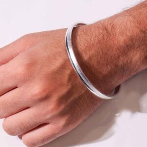 Classic Plain Silver Gents Kadha