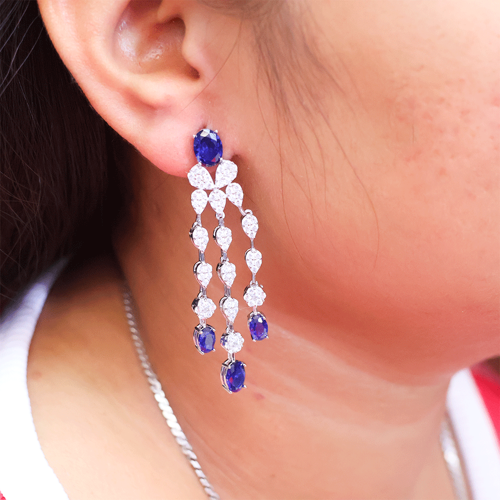 Eternal Gleam Drop Earrings