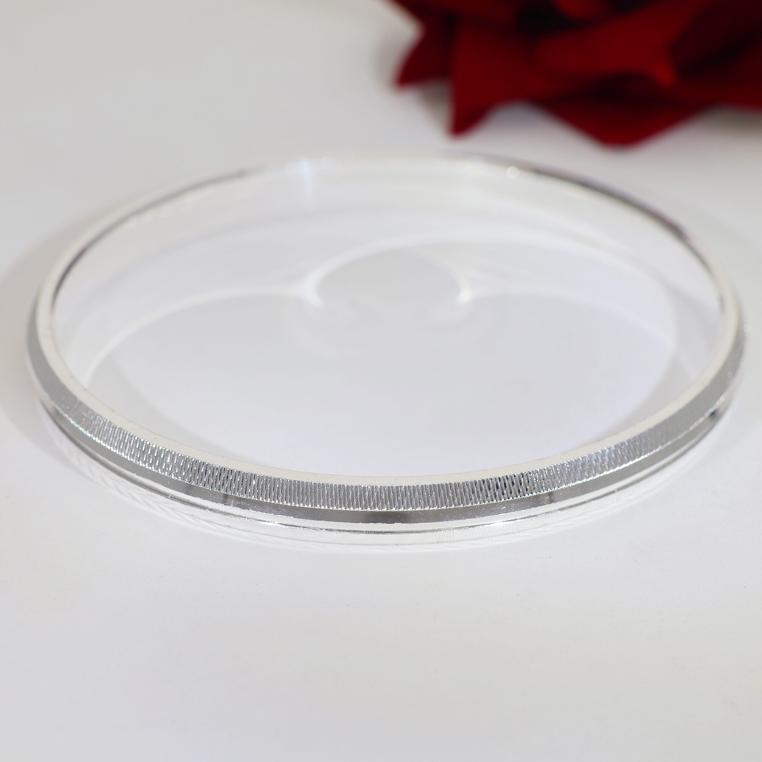 Sleek Edge Silver Gents Kadha - Image 5