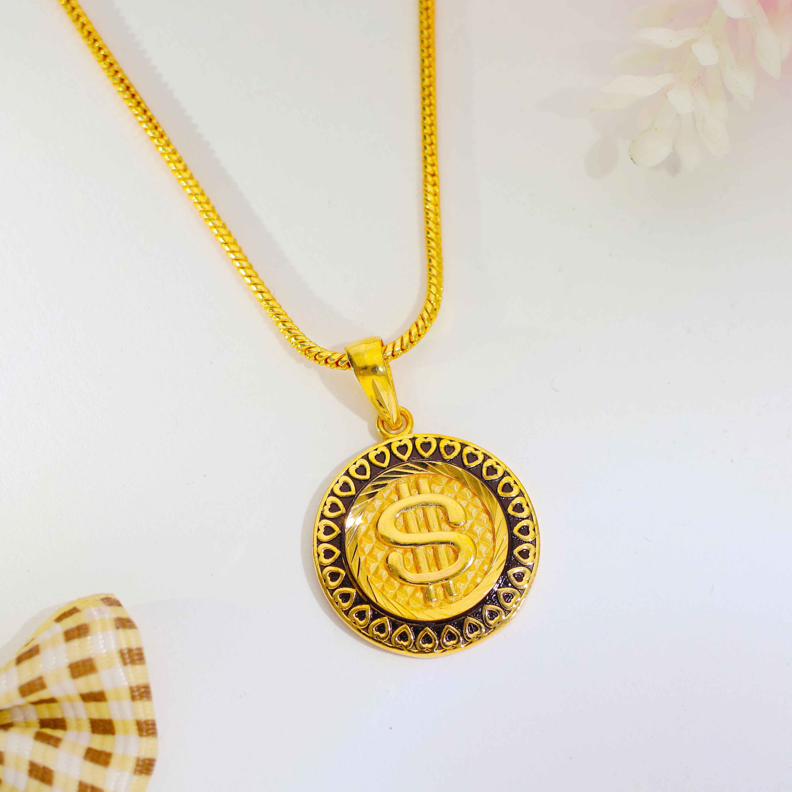 Golden Wealth Gents Gold Pendant - Image 4