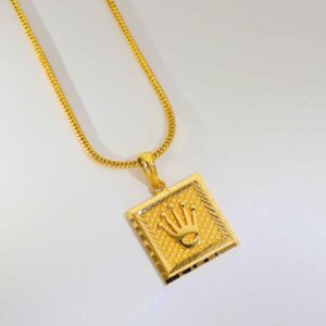 Royal Crown Gents Gold Pendant