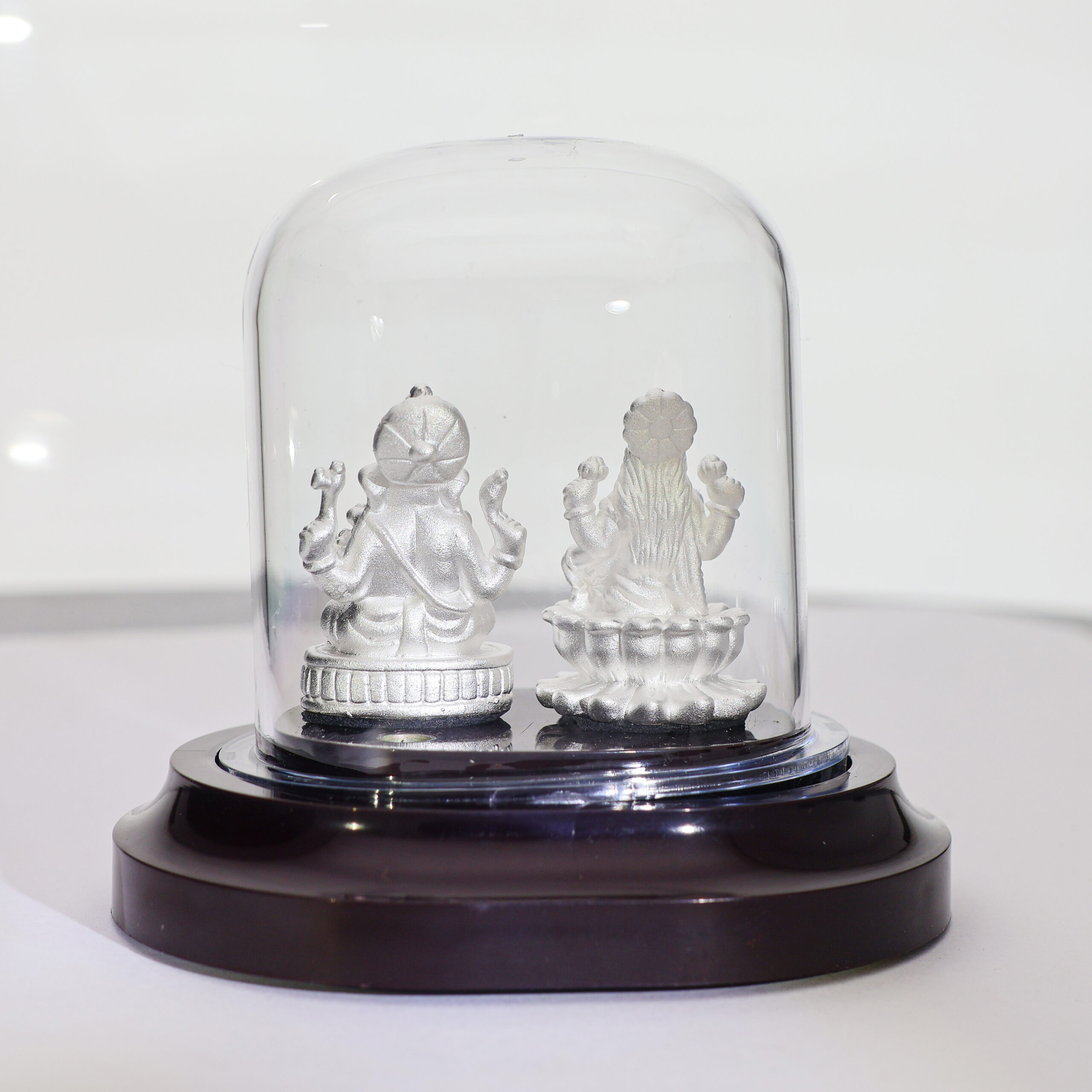 Blessing Dome Shree Ganesha & Laxmi Murti For Gift - Image 3