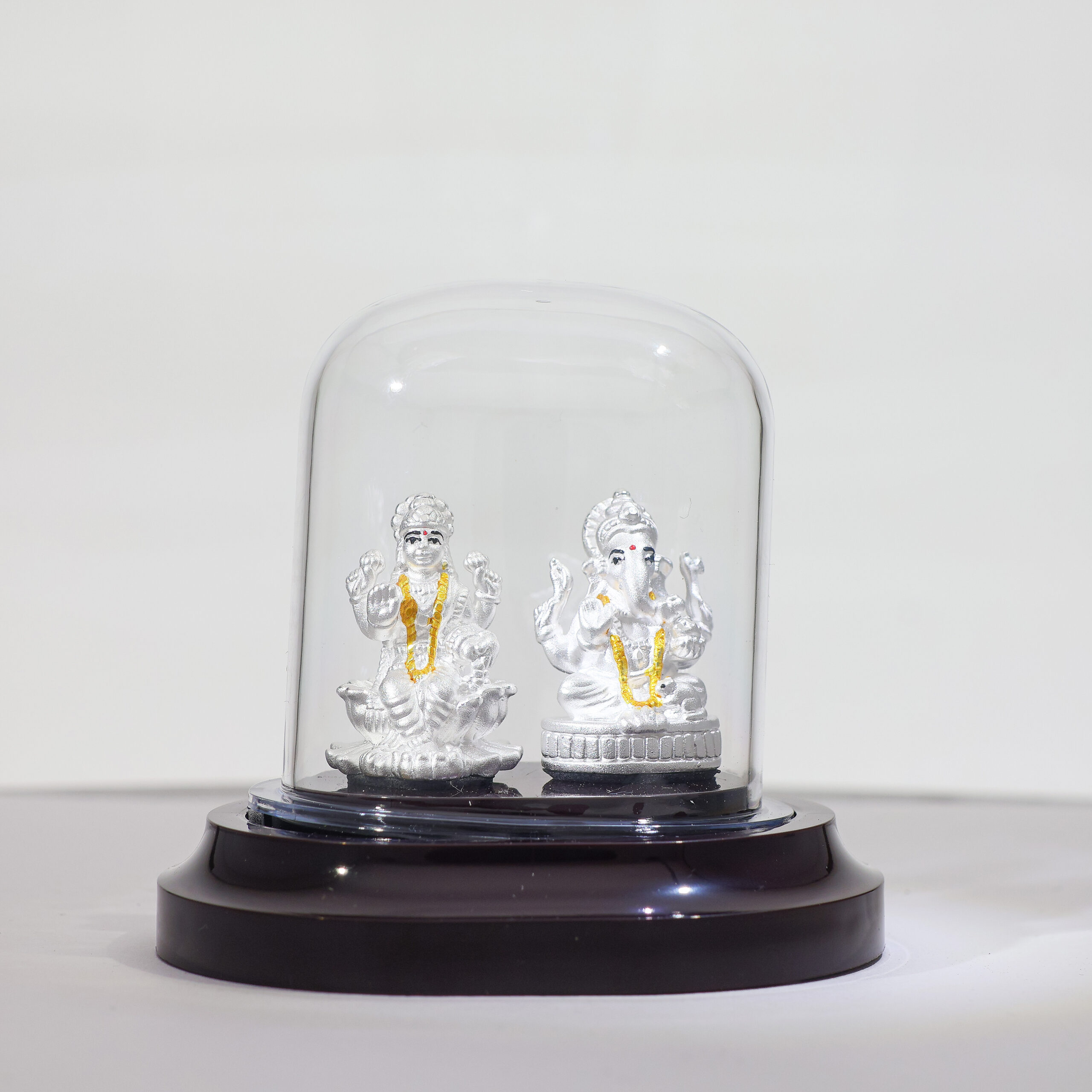 Blessing Dome Shree Ganesha & Laxmi Murti For Gift - Image 2