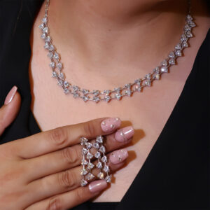 SparkleLine Heartshine Ladies Necklace Set