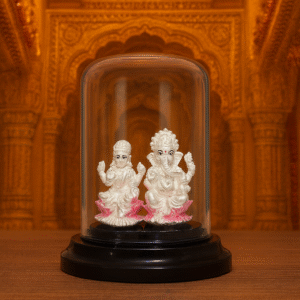Lucky Gift Shree Ganesha & Laxmi Murti
