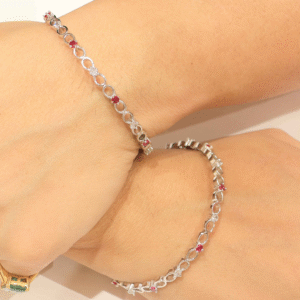 Ruby Infinity Ladies Bangles