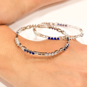 Blue Infinity Ladies Bangles