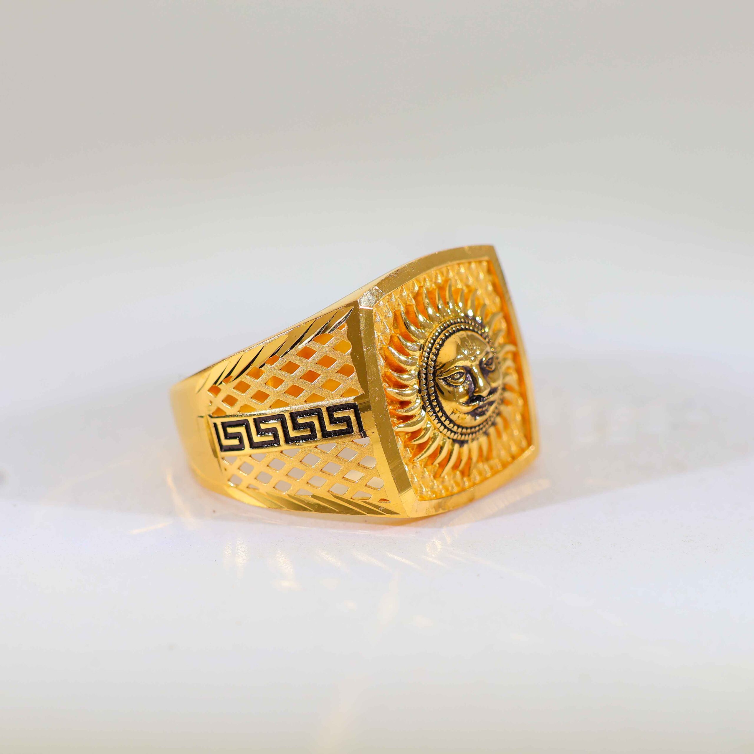 DawnMark Gents Gold Ring - Image 4