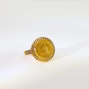 Heritage Coin Ladies Gold Ring