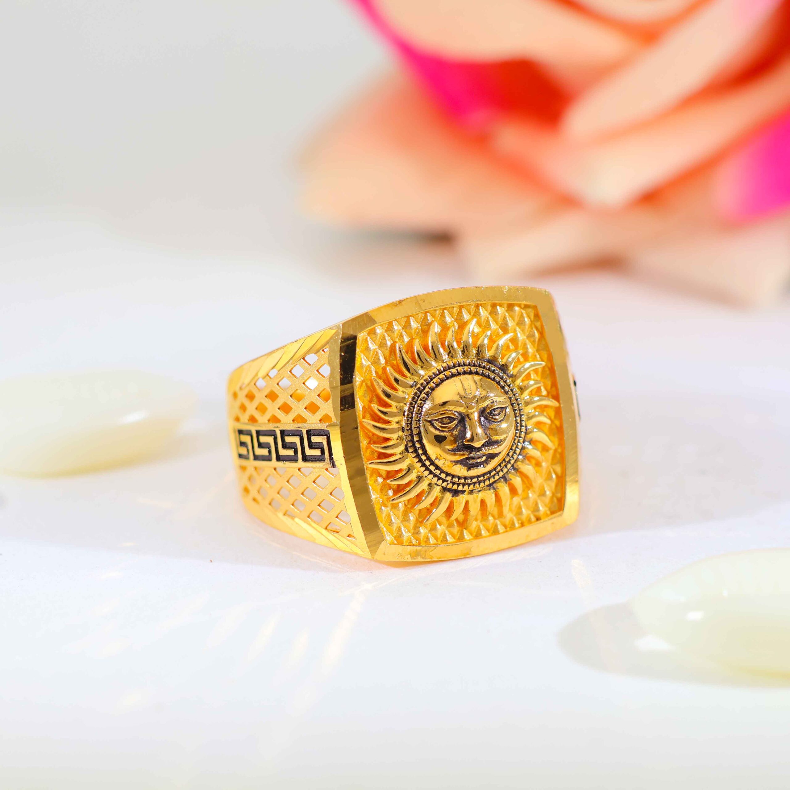 DawnMark Gents Gold Ring - Image 5