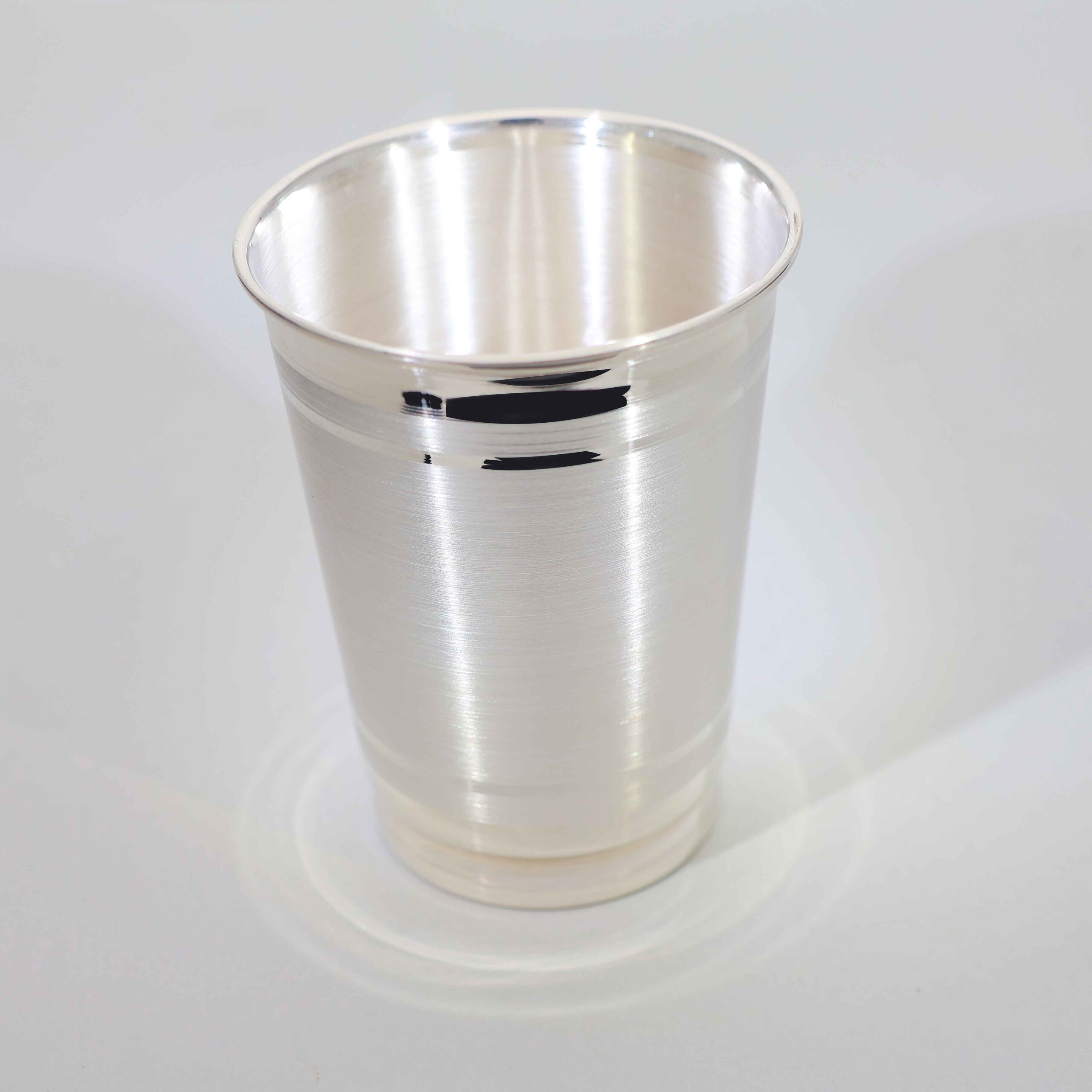 Elegant Tall Silver Glass For Gift - Image 2