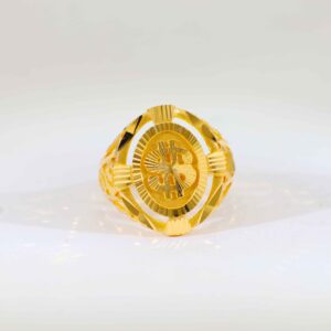 RadiantLoop Gents Gold Ring