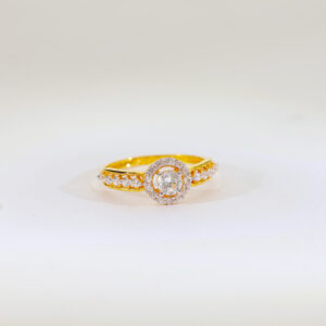 Golden Spark Ladies Ring