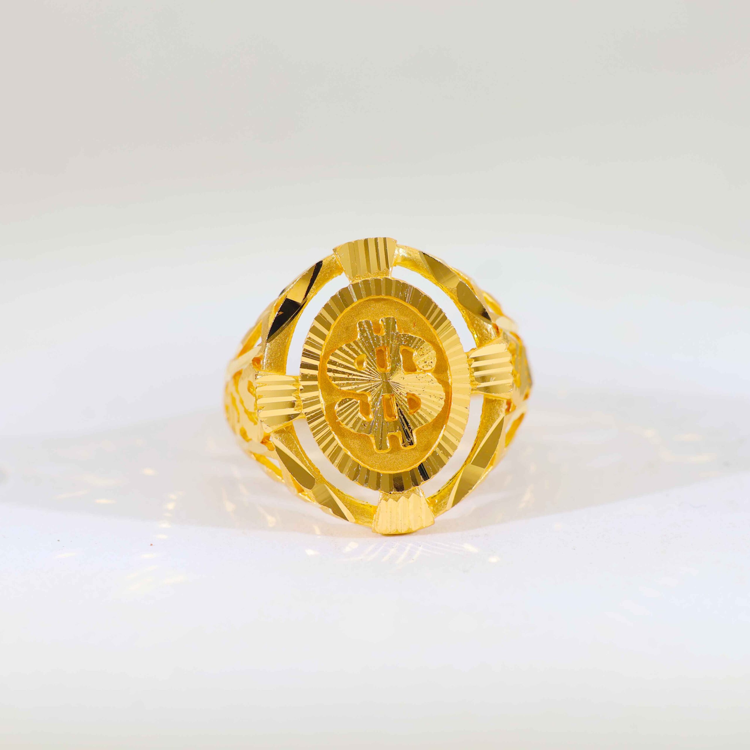 RadiantLoop Gents Gold Ring - Image 2