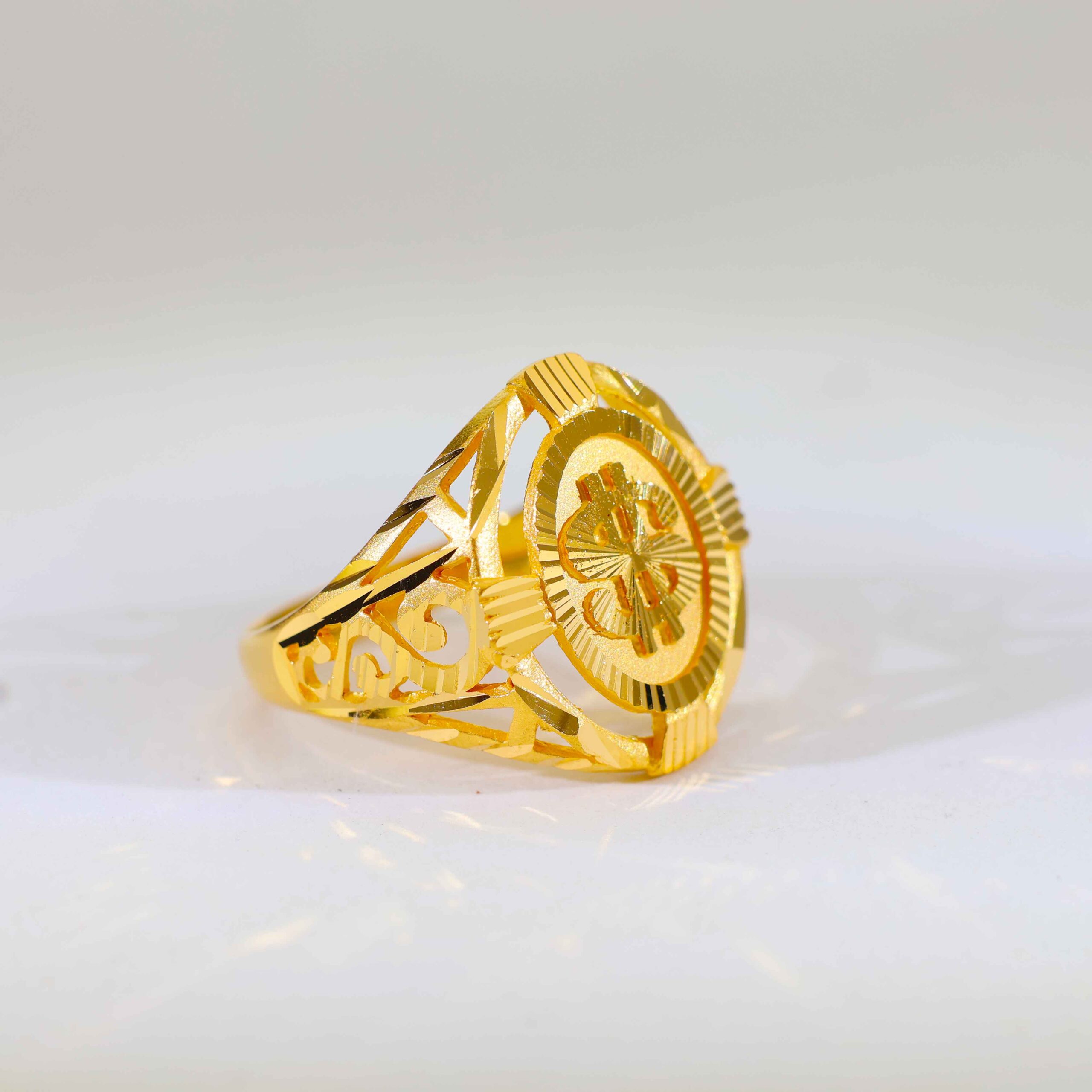 RadiantLoop Gents Gold Ring - Image 3