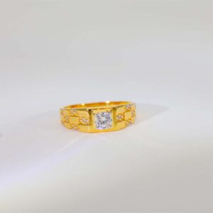 Classic Square Gents Gold Ring