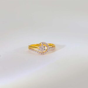 Blossom Grace Ladies Gold Ring