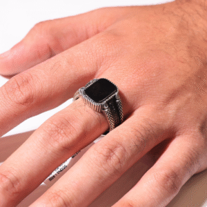 Urban Black Block Gents Ring