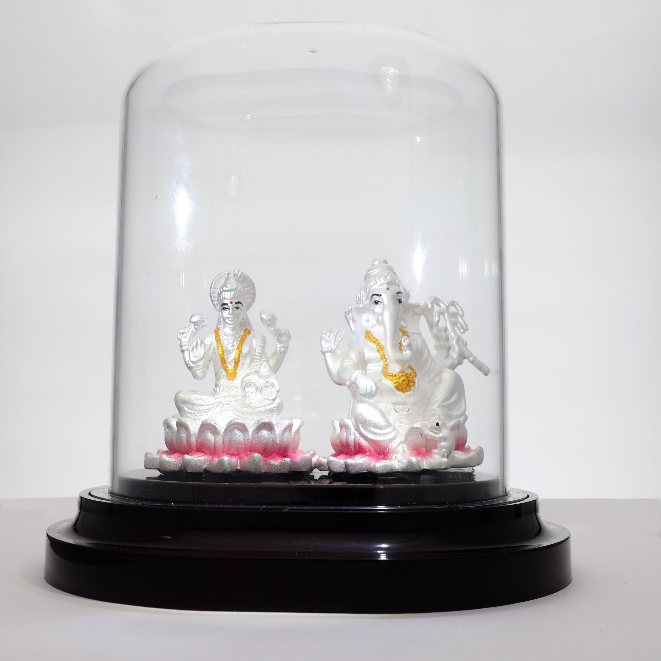 Lotus Blessings Shree Ganesha & Laxmi Murti For Gifts - Image 2