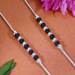 Nazar Care Silver Baby Anklet (3–5 years)