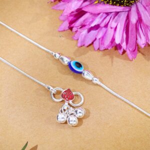 Blue Nazar Anklet (10–14 Years)