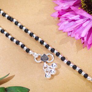 Classic Nazar Silver Anklet (10–14 Years)