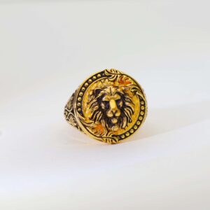 Royal Lion Gents Gold Ring