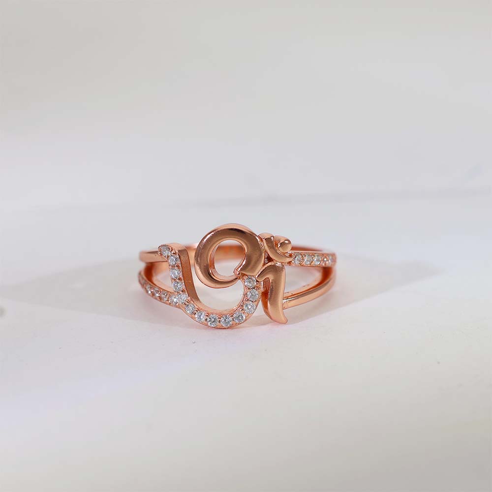 Divine OM Rosegold Ring - Image 2