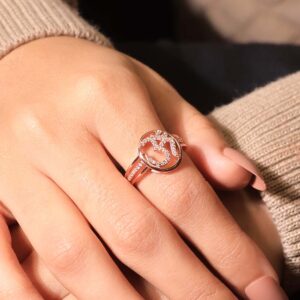 Bhakti Bloom OM Rose Ring