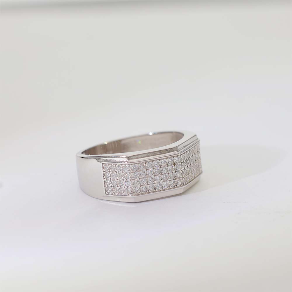 Power Shine Silver Gents Ring - Image 5