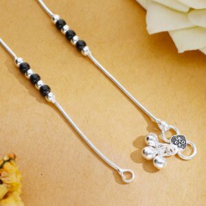 Soft Nazar Silver Baby Anklet (1-3 years)