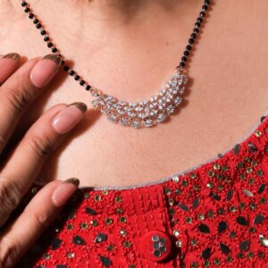 Classic Shine Silver Ladies Mangalsutra