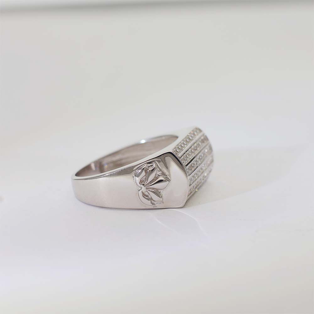 Classic Line Silver Gents Ring - Image 5