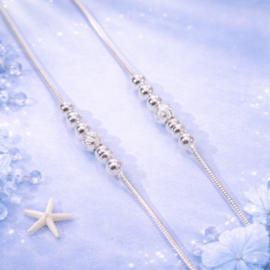 Silver Dot Care Baby Anklet (3–5 years)