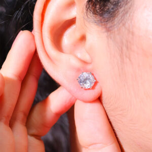 Pure Shine Solitaire Earrings